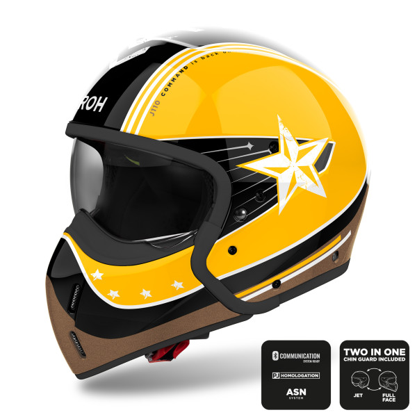Airoh Airoh j110 helmet - command yellow gloss - l